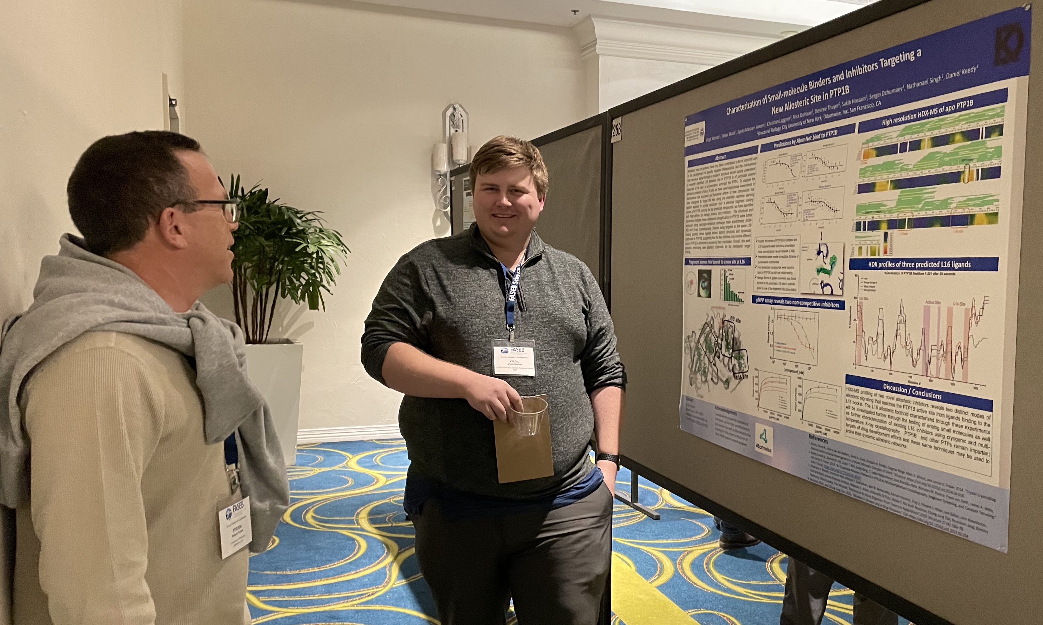 Virgil at his *award-winning* FASEB poster!