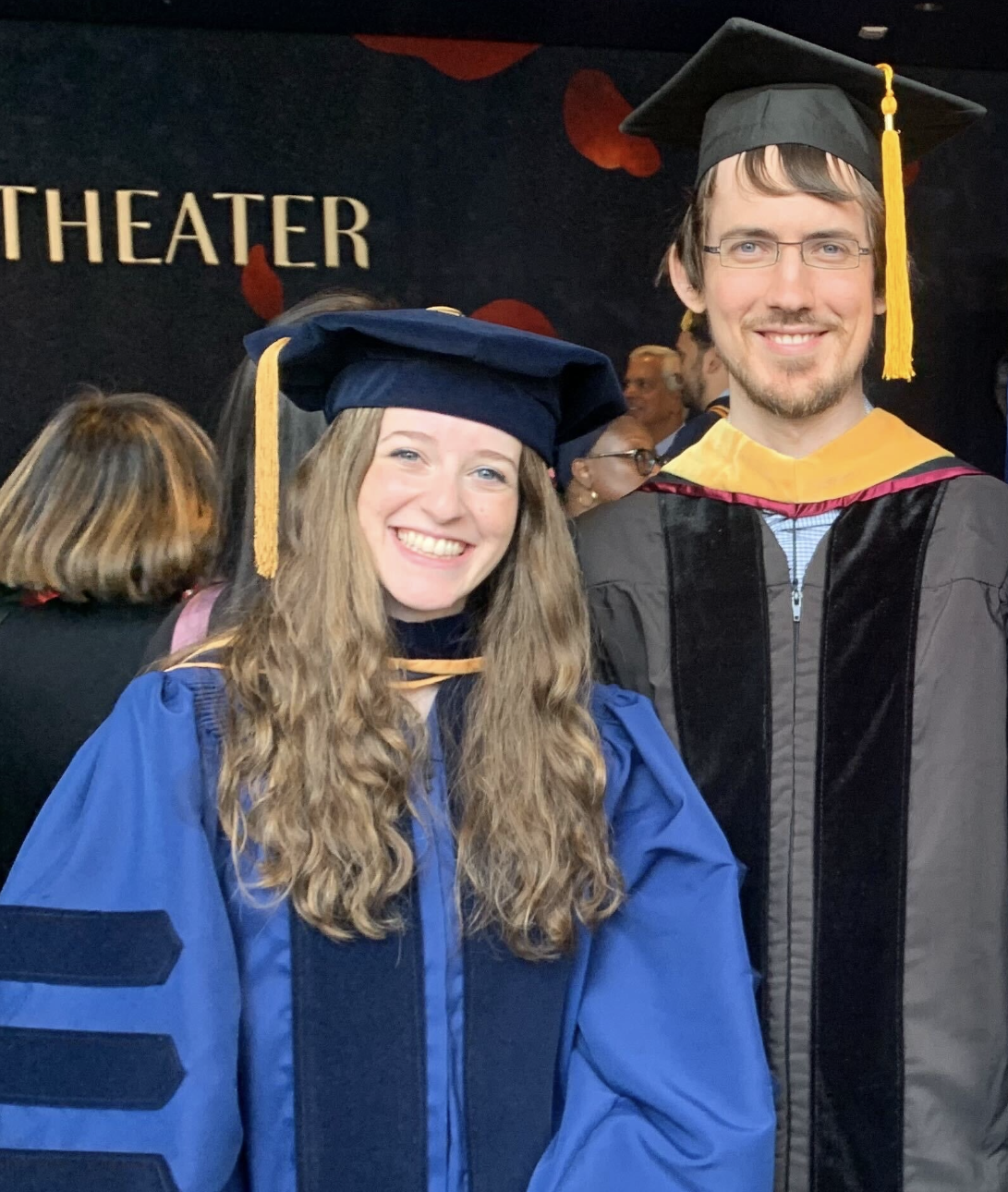 Tamar and Daniel after GC Commencement