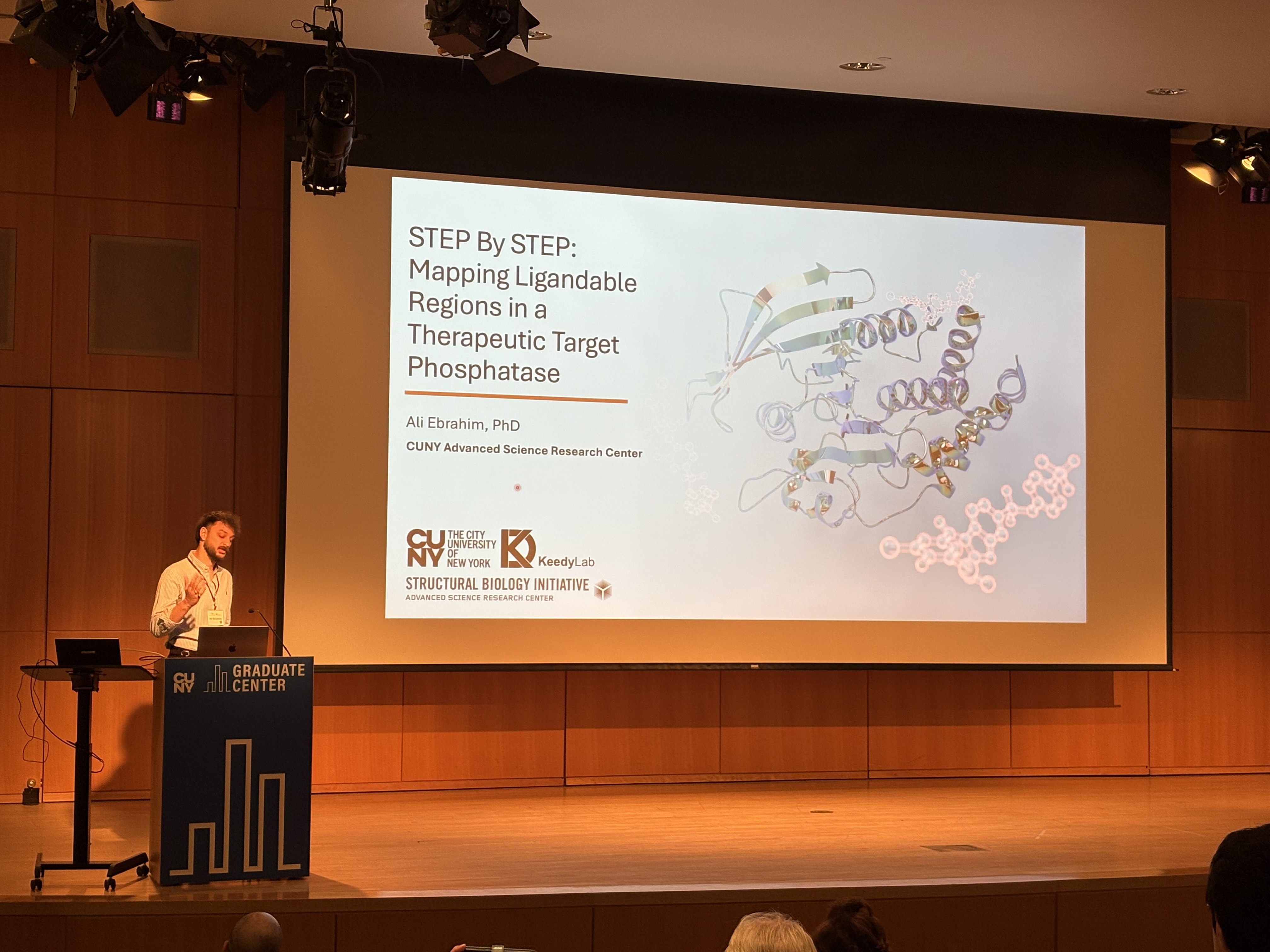 Ali presenting his summer 2025 NYSBDG talk!
