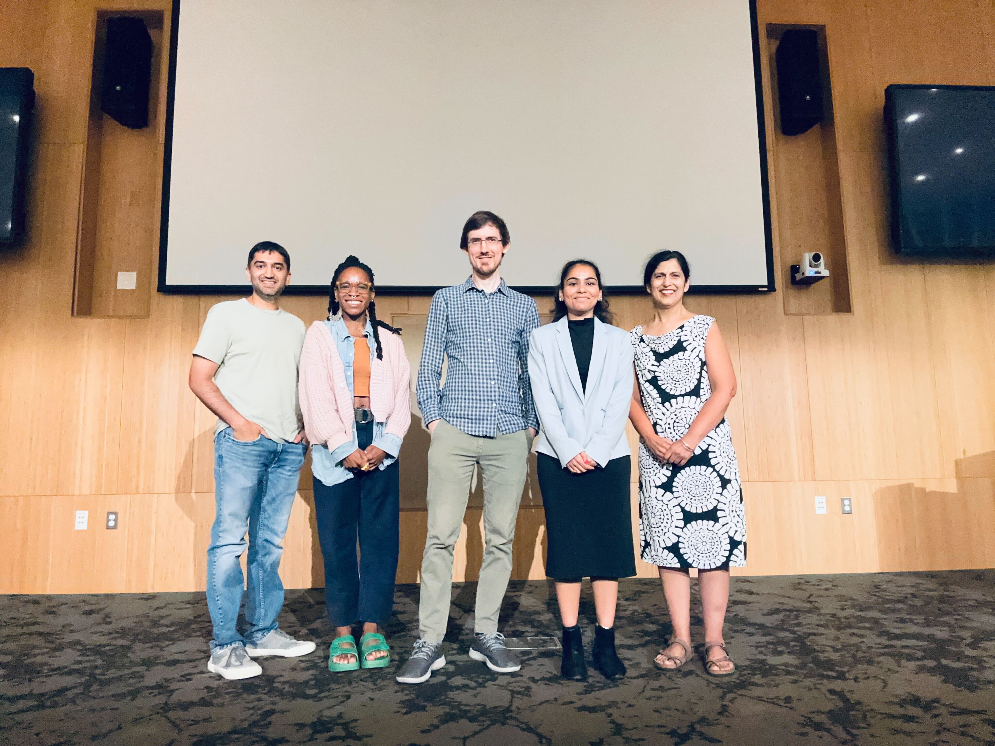 Newly minted Dr. Shivani with her thesis committee!