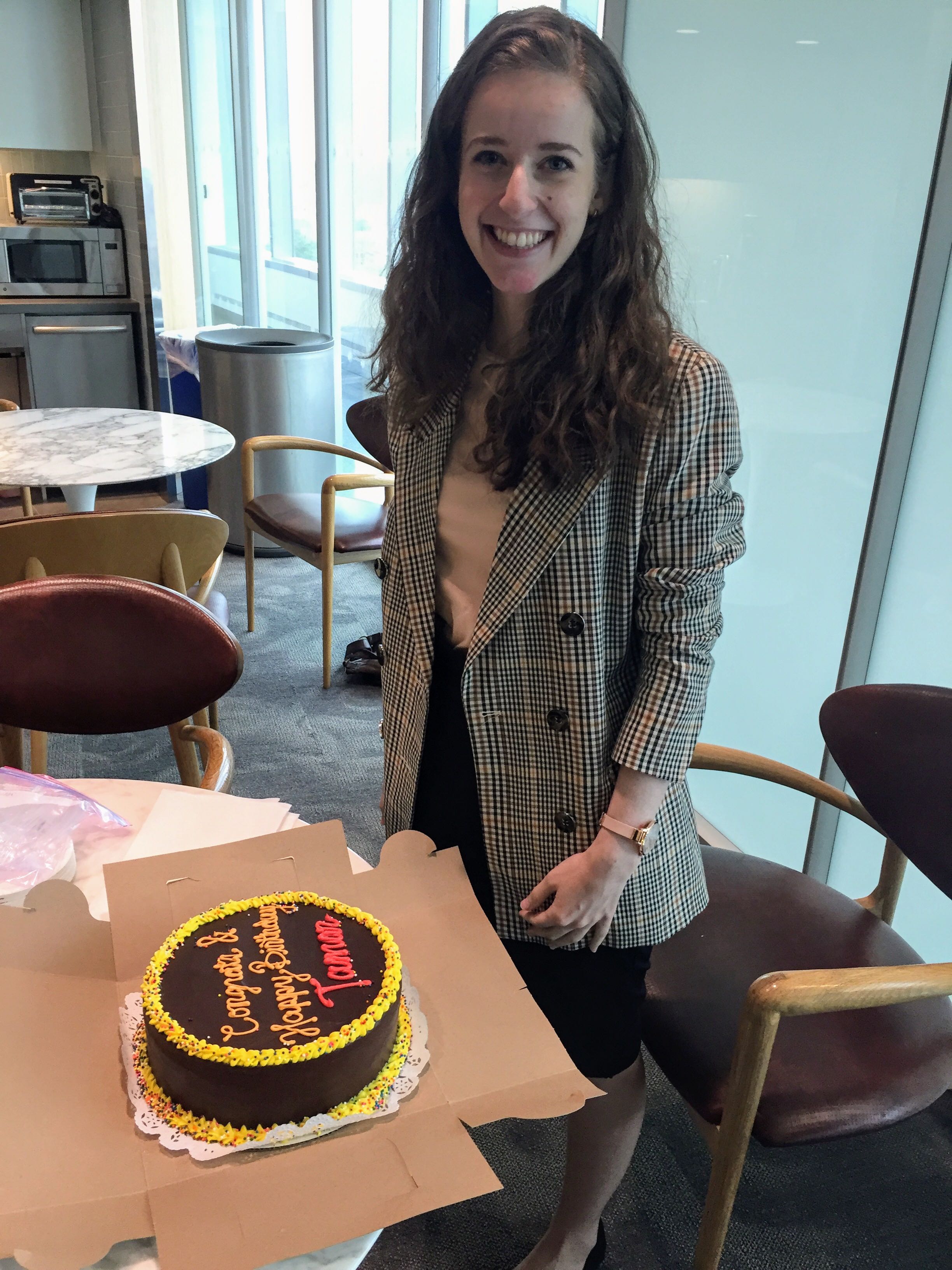 Happy birthday AND congrats on passing, Tamar!